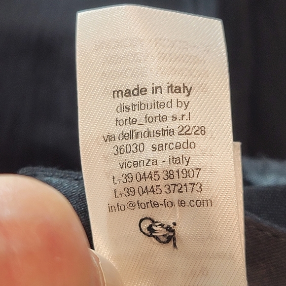 Forte Forte high waist trouser pants black size 0 - Picture 12 of 12